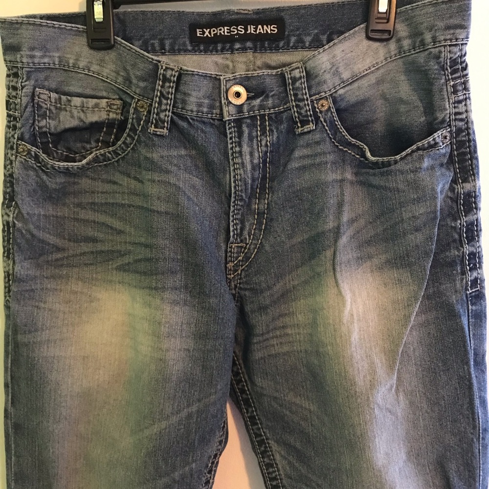 Express men’s boot cut jeans 36 32